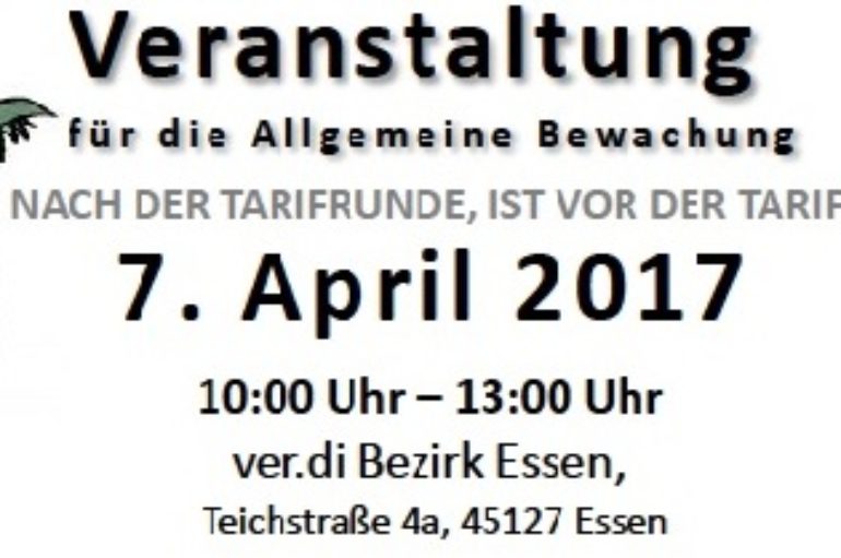 Nächstes Treffen am 7. April in Essen