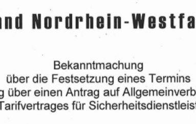 Tarifvertrag NRW